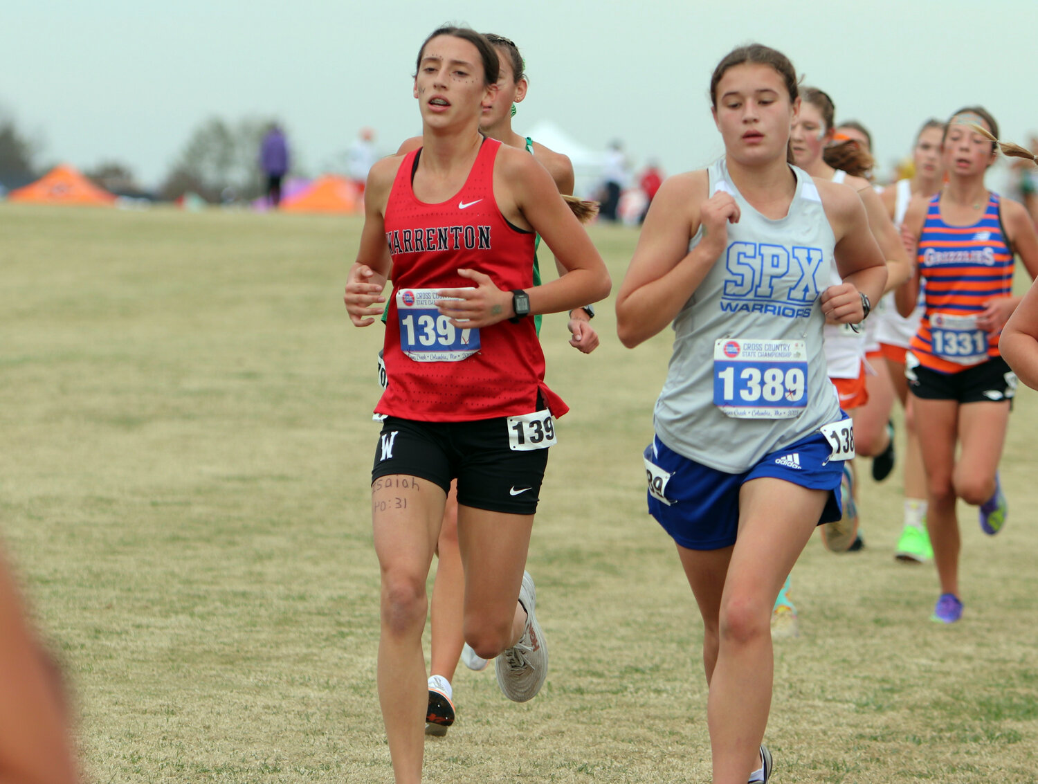 Alexis Ruff competes at the Missouri Cross Country State Championships last week in Columbia.