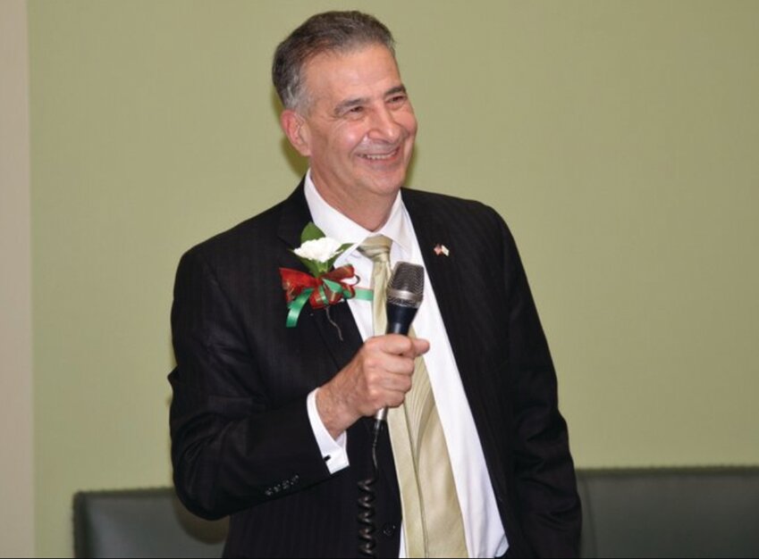 ‘ONE OF THE KINDEST’ Senate President Dominick J. Ruggerio shared this photo of late Sen. Frank Lombardo III, who passed away early Wednesday morning, Feb. 21 at the age of 65.