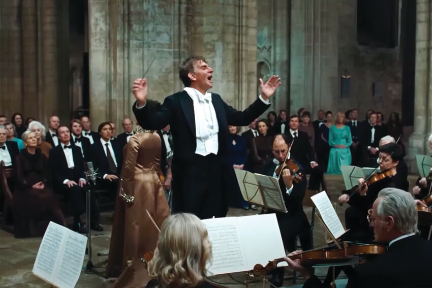 Bradley Cooper as Leonard Bernstein in 'Maestro.' 
