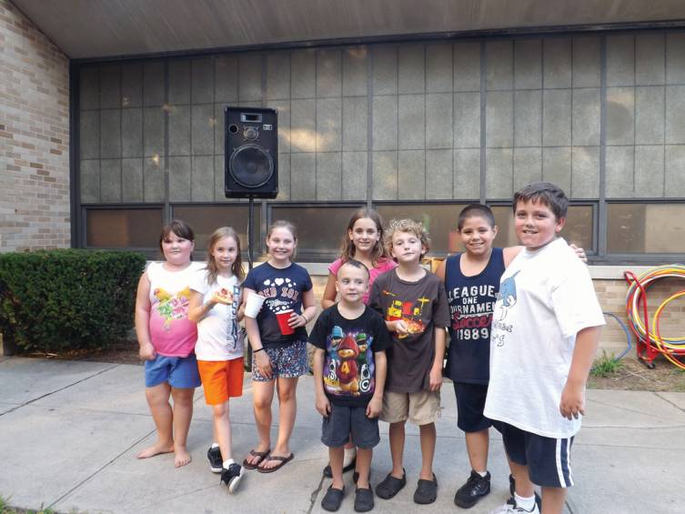 GETTING THE OLD GANG BACK TOGETHER: Stadium School held their traditional Back to School front yard dance party and picnic on Friday, Sept. 7.