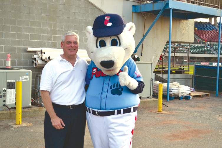 Paws, the Pawtucket Red Sox mascot