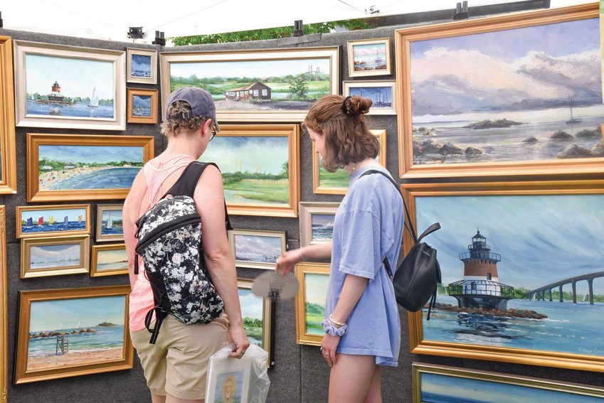 READY TO RETURN: After being canceled for the first time in 57 years last year due to COVID-19, the Wickford Art Festival is back this summer in a new location at Wilson Park within Wickford Village.