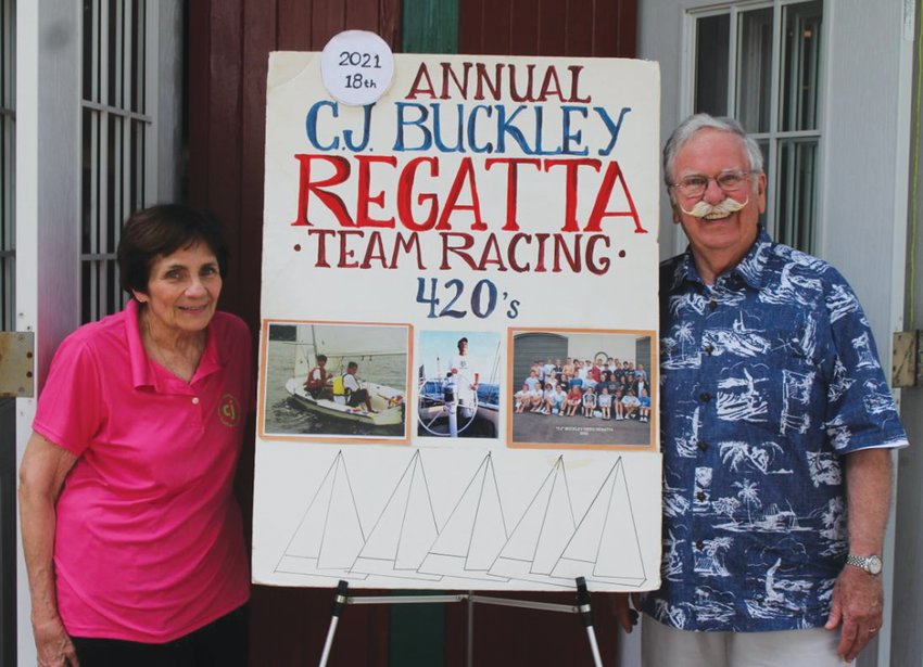 PROUD PARENTS: Carter and Lucy Buckley at this week&rsquo;s 18th annual regatta.