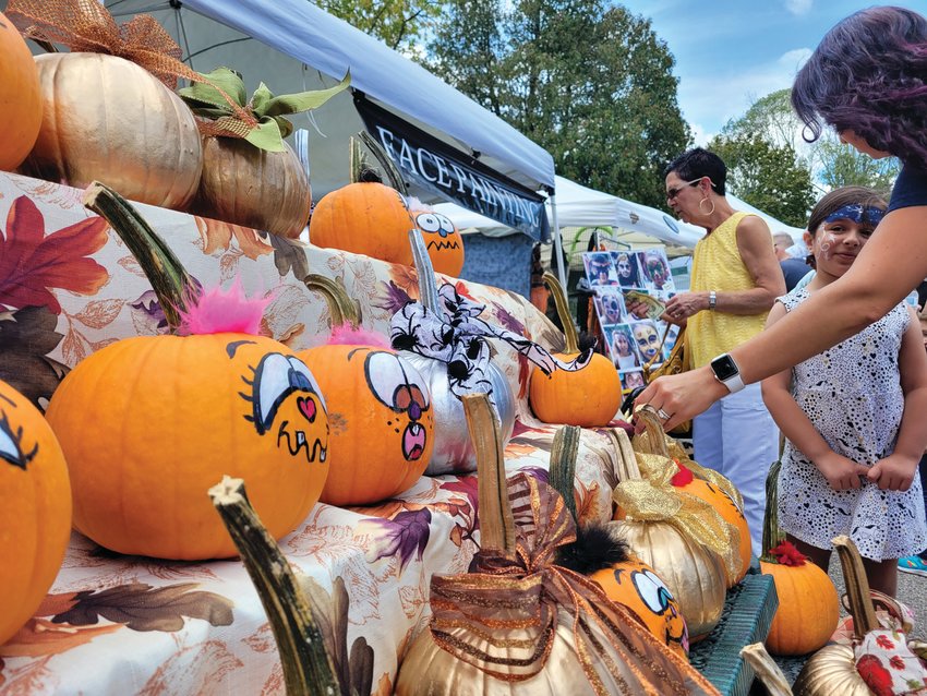 PUMPKIN SPICE: Pumpkins outnumbered apples at last year&rsquo;s festival. Fall was certainly in the air.