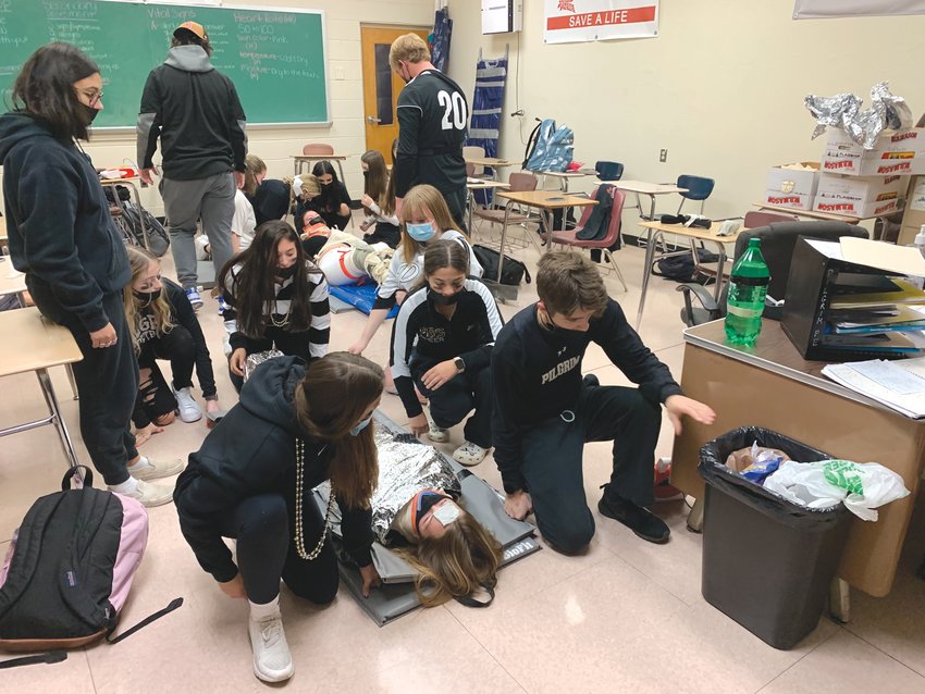 SAVING LIVES: The lifesaver courses at Pilgrim High School have become instantly popular since it was first created by physical education teacher Lisa Tamburini. This year 12 students are expected to graduate with an endorsement on their diplomas for completing the program.