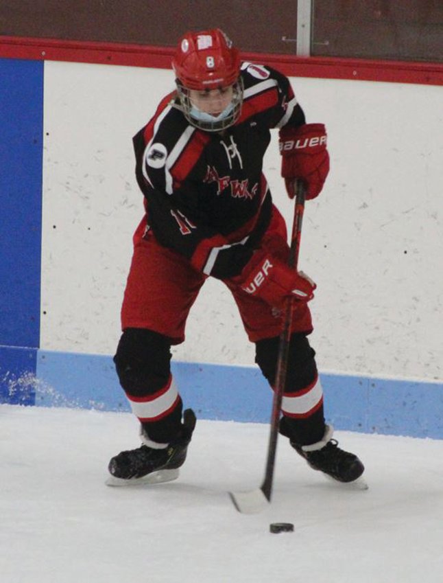PLAYOFF HOCKEY: Warwick&rsquo;s Helena Beasley (during last week&rsquo;s  playoff series against Mount.