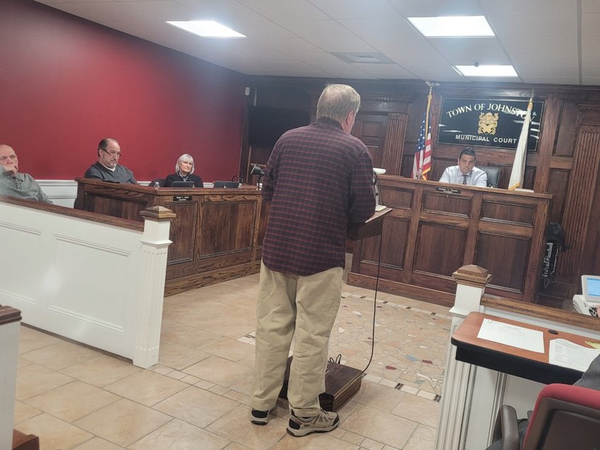CONCERNED CITIZENS: On March 14, the Johnston Town Council heard concerns from residents regarding five newly proposed solar fields in western Johnston. Wayne J. Forrest lives at 154 Winsor Ave., on the corner of Winsor and Hopkins. He reminded the town's elected officials of quiet, rural neighborhoods that no longer exist.