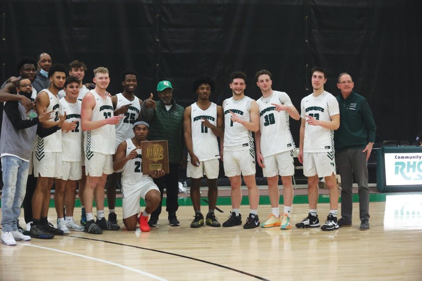 NATIONALS: The CCRI basketball team after its final game at the NJCAA National Tournament. (Submitted photos)