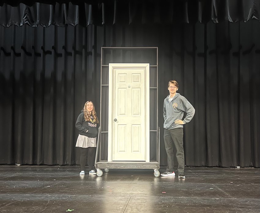 CAST MEMBERS: Warwick residents Aaron Gubala and Leah Fay have roles in the Saint Raphael Academy Drama Club production of Knock, Knock