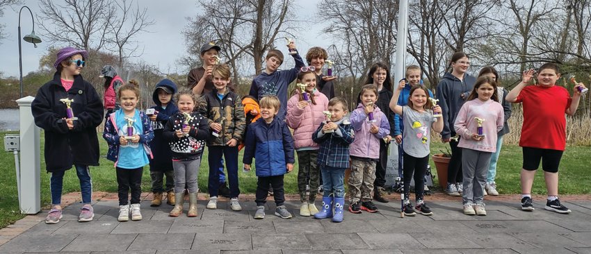 REELING THEM IN: Here are the kids that participated in this year&rsquo;s Tri-City Elks trout derby. (Photos by Lori Eaton)