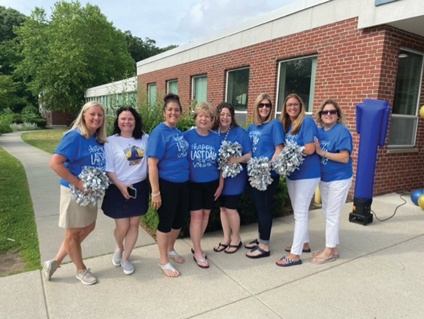 SUPER STAFF: Among the many teachers and staff that made the last day of Winsor Hill School&rsquo;s 2021-2022 year special was: Susan Parillo, Judy Centracchio, Donna Pingitore, Margy Aiello, Nicole Moccia, Melinda Izzo, Dina Needham and Doreen Hudson.