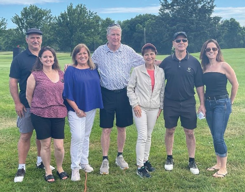TOURNEY TROUPE: Mayor Ken Hopkins is joined by Hope Center Development Director Gina Harwood, President/CEO Ellen Grizzetti, Board Chair Janice DeFrances and Board Members Richard Cardillo and Jennifer Rowlett. (Submitted photo)