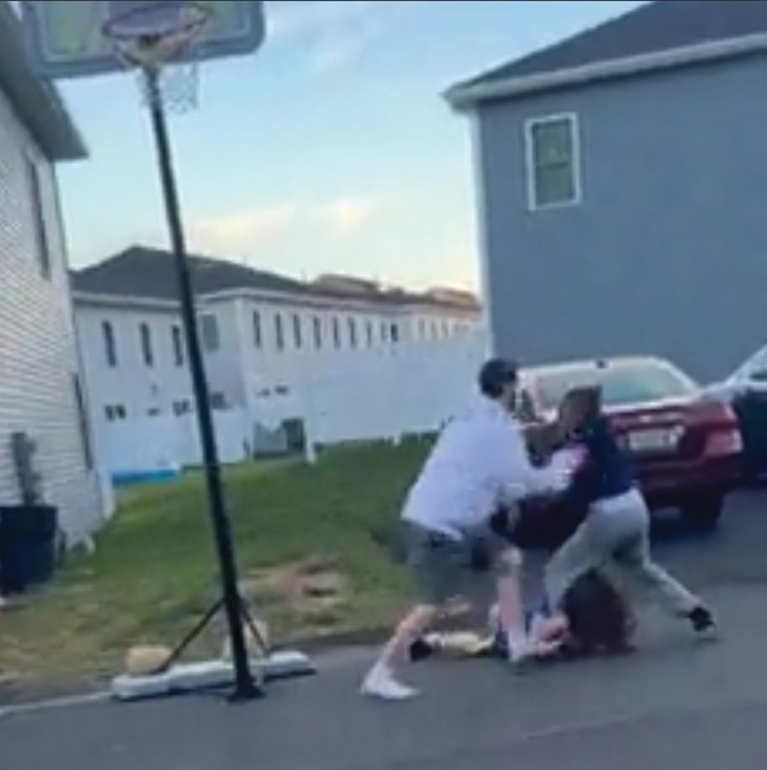 The victim&rsquo;s family provided video footage of the alleged assault to a Rhode Island ABC 6 television news reporter. The reporter posted the video on social media.   In the video, two children start fighting underneath a basketball hoop. Eventually, as one child gains the advantage, an adult male who was watching the fight, jumps into the brawl and tackles one of the children, falling on the street. The video posted on social media ends immediately after.&nbsp;