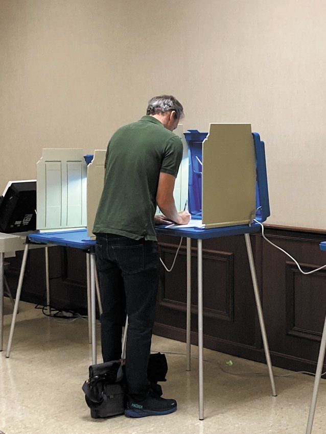 AT THE POLLS: Unofficial numbers show that 10,151 Cranston residents voted in last week&rsquo;s election. (Herald photo)