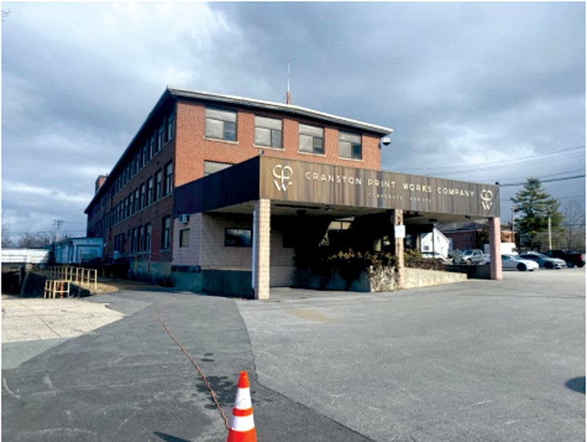CRANSTON PRINT WORKS BUILDING: Hoping to soon get a facelift as it is turned into apartments and a storage facility.  (Photo courtesy of Cranston Planning Department)
