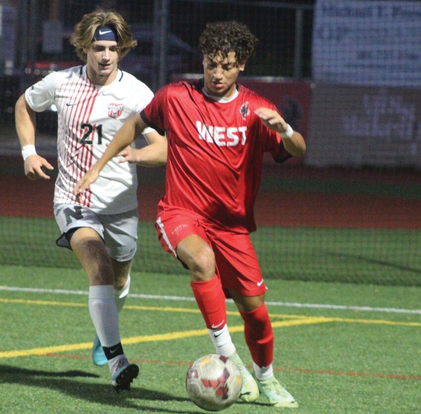 ATHLETE OF THE WEEK: SAM NAIEFEH, WEST: The Cranston Herald&rsquo;s Athlete of the Week is West soccer player Sam Naiefeh, who has been a force on offense for the Falcons this season. Through five games, Naiefeh leads the team with five goals, accounting for half the club&rsquo;s points.