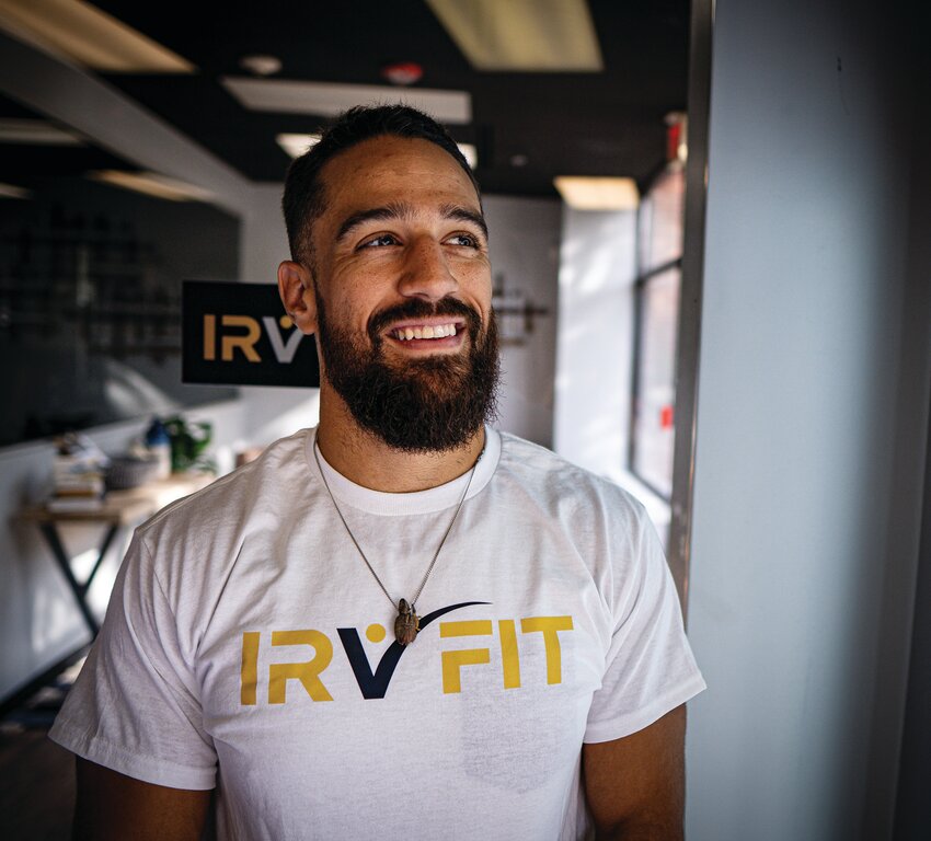 Ryan Irving: The owner of IRV FIT Personal Training in Garden City. He has been a practicing personal trainer in Rhode Island for over ten years. (Photos by Tim McFate and courtesy of the OneCranston HEZ)