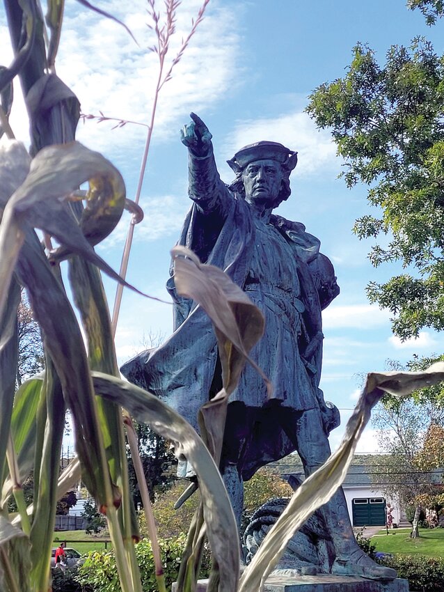 STATUE UNVEILED: The statue lived in Providence for 130 years. It was vandalized and removed and sat in storage before it was erected in Johnston&rsquo;s War Memorial Park. On Monday, Columbus Day, the historic Christopher Columbus statue was unveiled to the public.