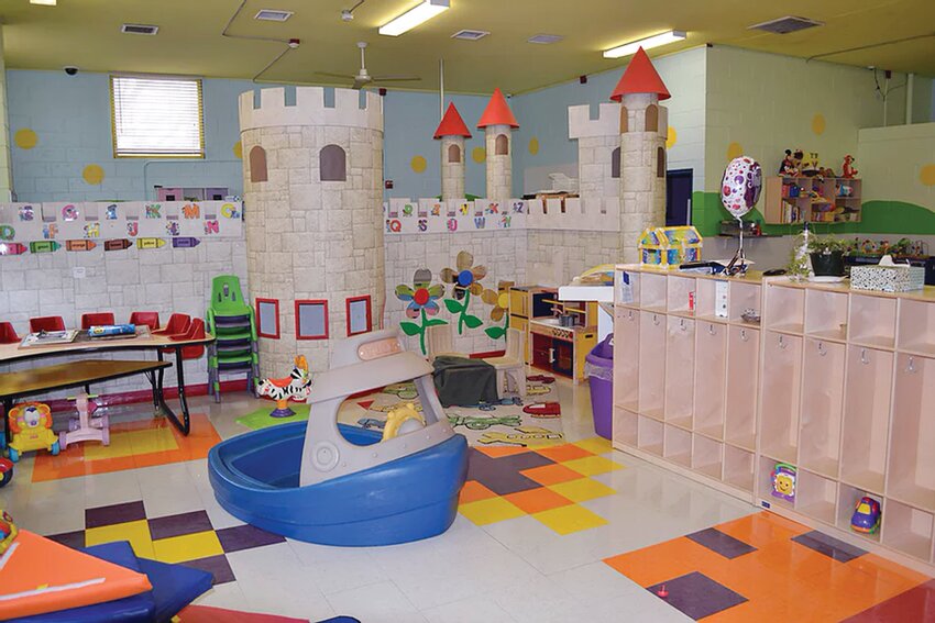 The talented staff at Dreamland Learning Center work diligently to make sure that everything is arranged to encourage optimal learning, fun, and play, including this colorful, cozy, and imaginative space!