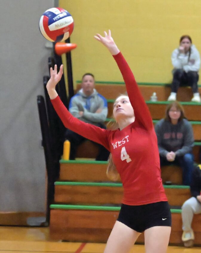 The Cranston Herald&rsquo;s Athlete of the Week is West volleyball player Olivia Venagro. Venagro was a do-it-all playmaker for the Falcons in their 3-2 win over North Smithfield in the preliminary round of the Division II playoffs on Monday, filling the stat sheet with 25 assists, 8 digs, 6 kills and went a perfect 15-for-15 serving.