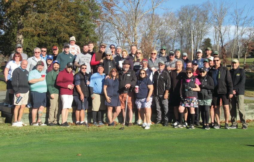 FUN-FILLED FIELD: This is the group from last year&rsquo;s Polar Golf Tourney. (File photo by Pete Fontaine)