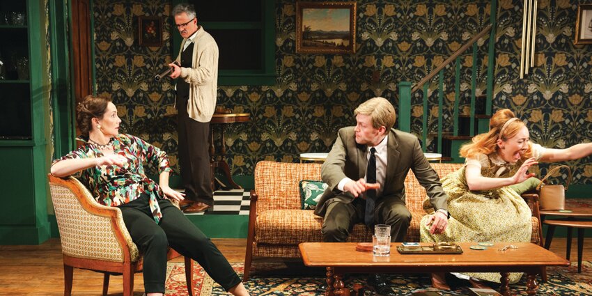 Jeanine Kane, Tony Estrella, Gunnar Manchester and Gabrielle McCauley star in &ldquo;Who&rsquo;s Afraid of Virginia Woolf?&rdquo; at Gamm Theatre.