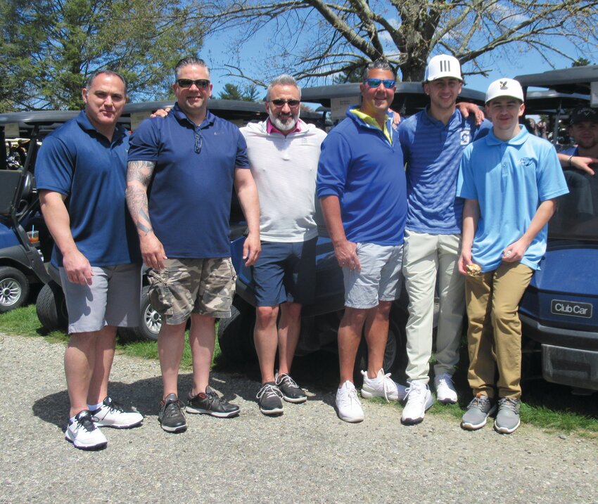 FRIENDLY FOES: Among the 160 golfers who played in last year&rsquo;s annual JMCE Memorial Golf Tournament were: Mike DiRocco. Chris Miller, Arthur Pitassi, Mike St. Angelo, Michael St. Angelo, Michael Picerno, Ryan Parker and Jasper Bruinslot. (Sun Rise photos   by Pete Fontaine)