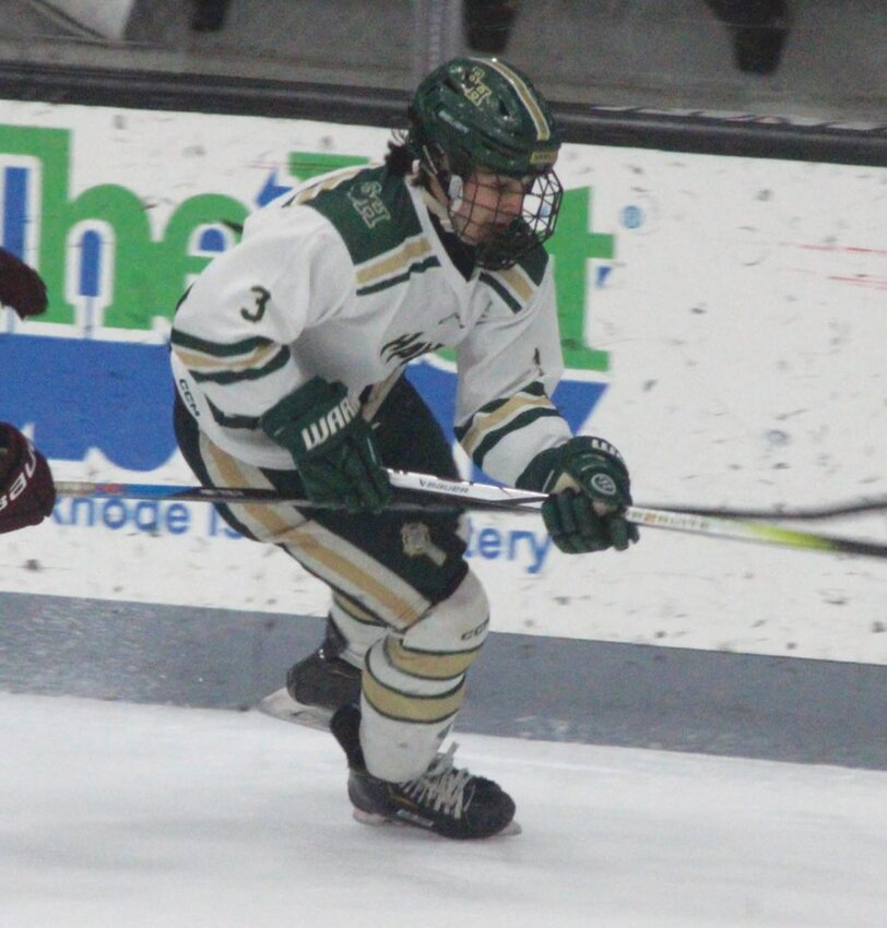 BACK TO THE FINALS: Griffin Crain handles the puck last week. (Photo by Alex Sponseller)
