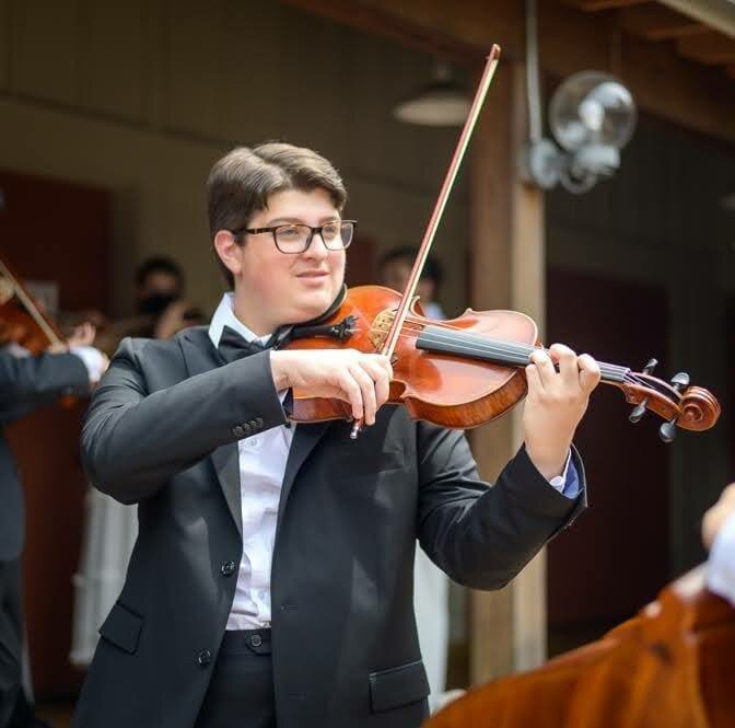 GLOBETROTTING: Cranston East student Liam DeRosa will be performing around North and South America this summer with the Carnegie Hall National Youth Orchestra. (Photo provided by Cranston Public Schools)