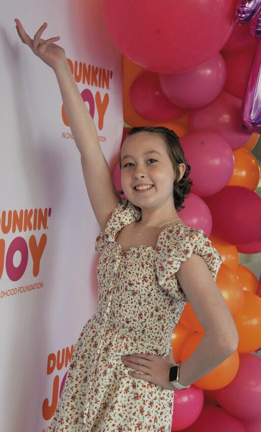 READY TO DANCE: Izzy Major of Cranston was ready to dance the night away. Past and present patients of Hasbro Children&rsquo;s Hospital attended a special prom night for teens dealing with chronic or critical illnesses. (Herald photos by Barbara Polichetti)