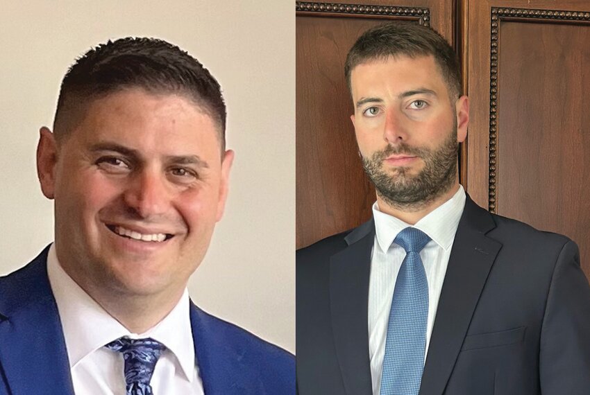 THE RACE BEGINS: There&rsquo;s a Democratic Primary race emerging between two lifelong Johnston residents, Richard J. DelFino III, at left, and Andrew Dimitri, at right, for the seat left vacant by the death of Sen. Frank Lombardo III, the Democrat who represented Johnston&rsquo;s District 25 since 2010.
