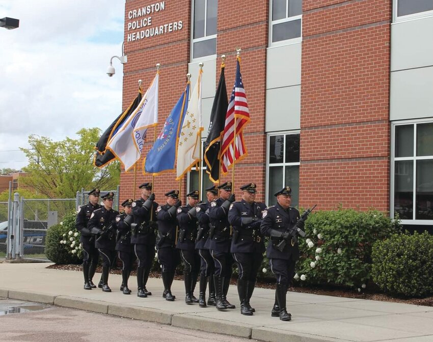 CPD REMEMBERS: The Cranston Police Department held its annual Memorial Ceremony to honor and remember the city’s fallen law enforcement officers. (Photos courtesy Mayor Ken Hopkins)
