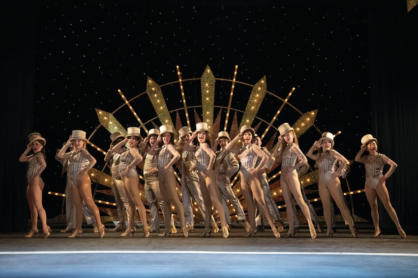The cast of &lsquo;A Chorus Line&rsquo; perform the finale number at Theatre By The Sea.