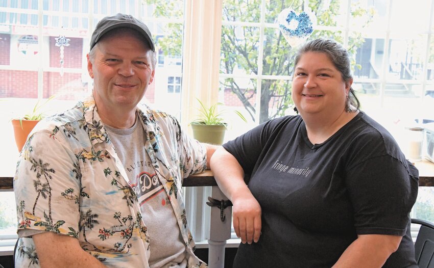 VILLAGE STOP: Daniel and Christine Kellerman opened Namaste bake shop and cafe in Conimicut village in April. (Warwick Beacon photos by Barbara Polichetti)