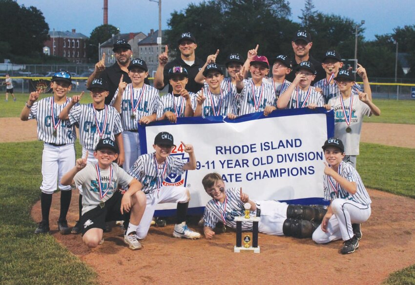 BEVERLY BOUND: The CWLL 11&rsquo;s after winning the state title last week in Smithfield. (Photos by Alex Sponseller)