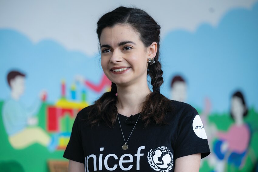 OUR AMBASSADOR: UNICEF USA recently appointed star of Netflix’s adaptation of the Pulitzer Prize winning novel “All the Light We Cannot See,” Aria Mia Loberti, as the organization’s newest ambassador. Loberti was born and raised in Johnston.